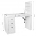 Manicure table SONIA 310 with fan, right, white